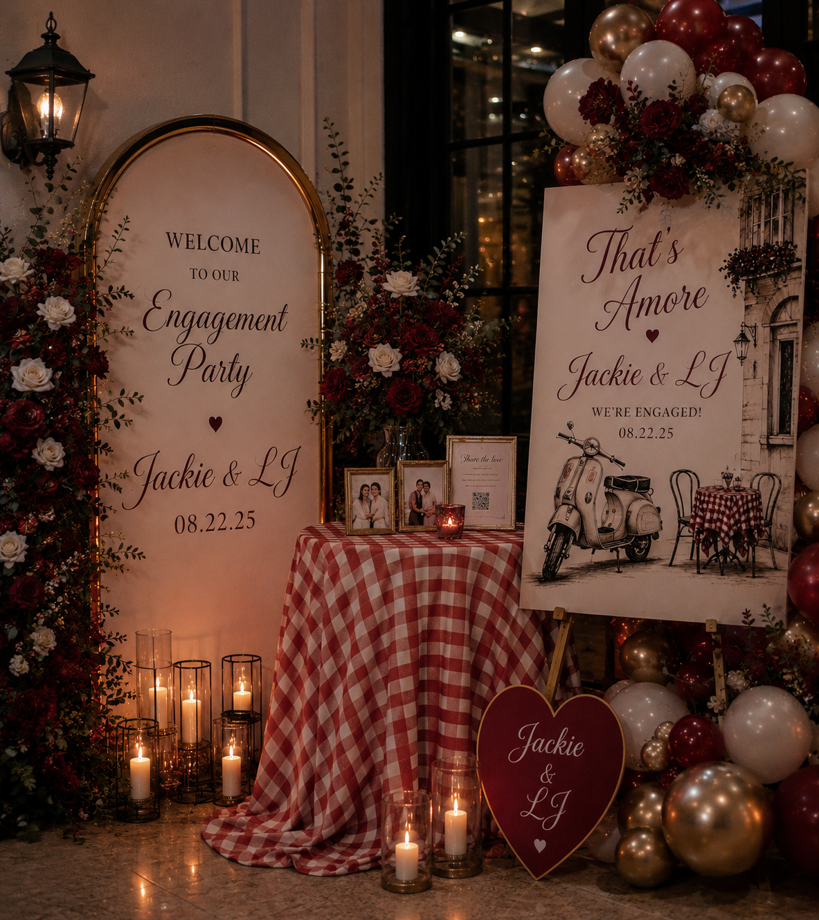 That's Amore Engagement Party — detail 1